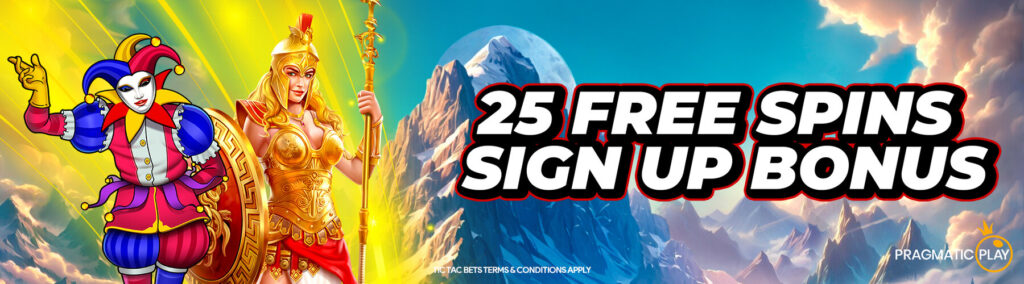 Tic Tac Bets 25 Free Spins No Deposit 