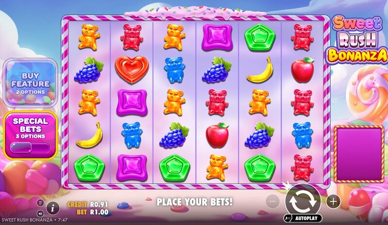 Sweet Rush Bonanza Demo Game Rands