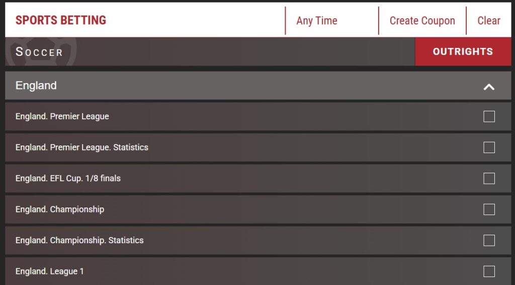 Sports Betting at Betolimp Casino