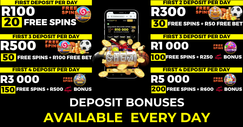 Betshezi Bonus Codes Free Bets Free Spins and Promotions South Africa