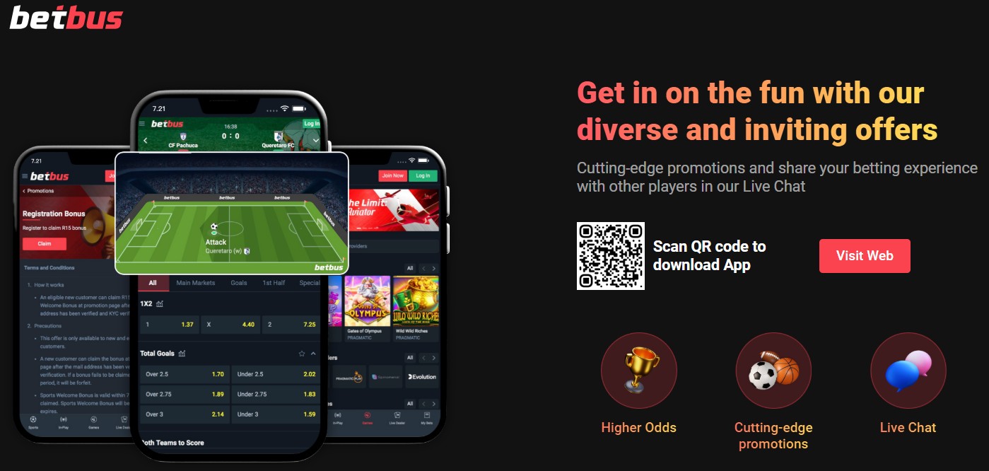 Betbus App Download - Android APK, iOS and Huawei