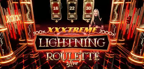 XXXtreme Lightning Roulette Chain Lightning and Double Strike multipliers in action