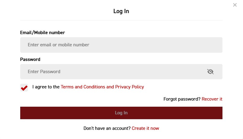 Tic Tac Bets Login Popup Form South Africa