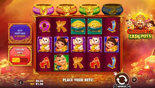 Caishen's Cash Pots Demo Game Play South Africa