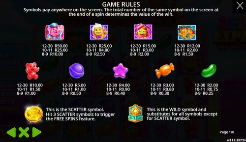 Jelly Express Pay Table
