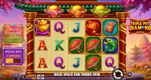 Triple Pot Diamond Demo Game Play South Africa