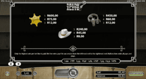 Dead-or-Alive-Paytable South Africa Netent