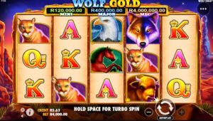 Wolf Gold Slot Pragmatic Play Screenshot South Africa