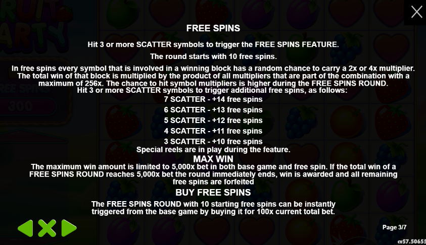 Fruit Party Slot South Africa Free Spins