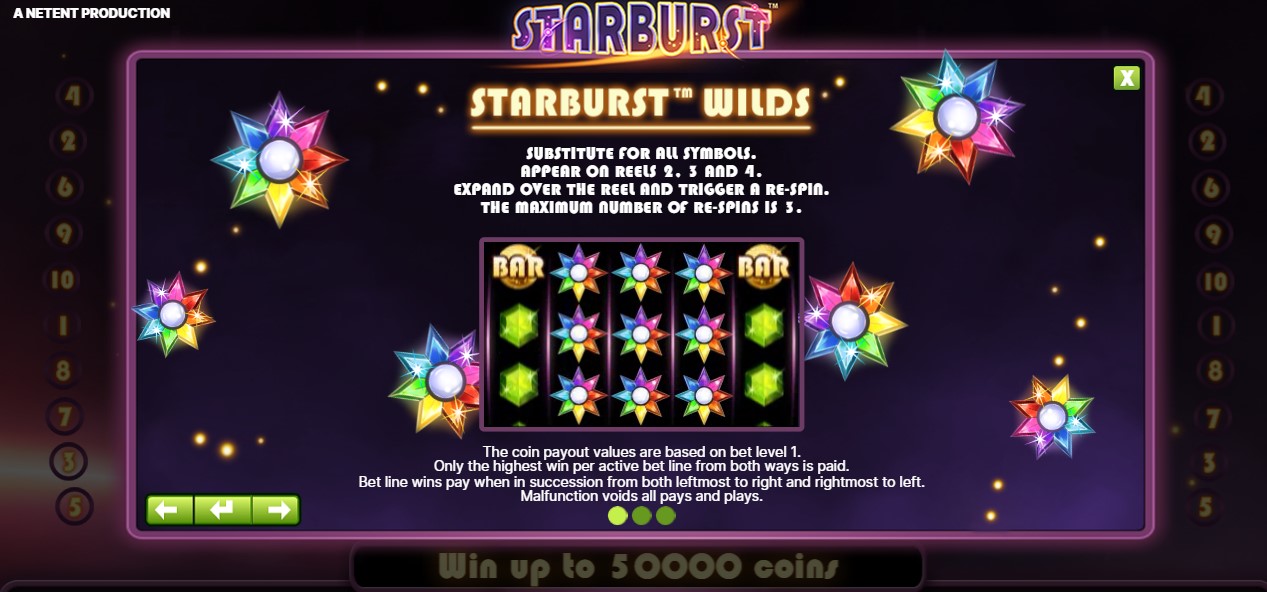 Starburst Slot Netent South Africa Wild Respin