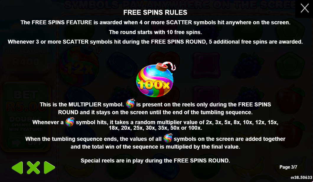 Sweet Bonanza Slot Free Spins