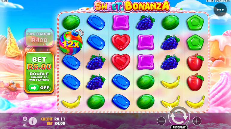 Sweet Bonanza slot candyland reels South Africa