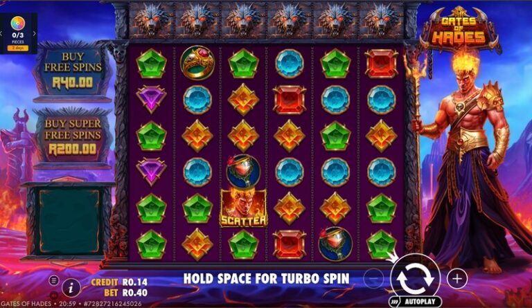 Gates of Hades slot underworld reels South Africa