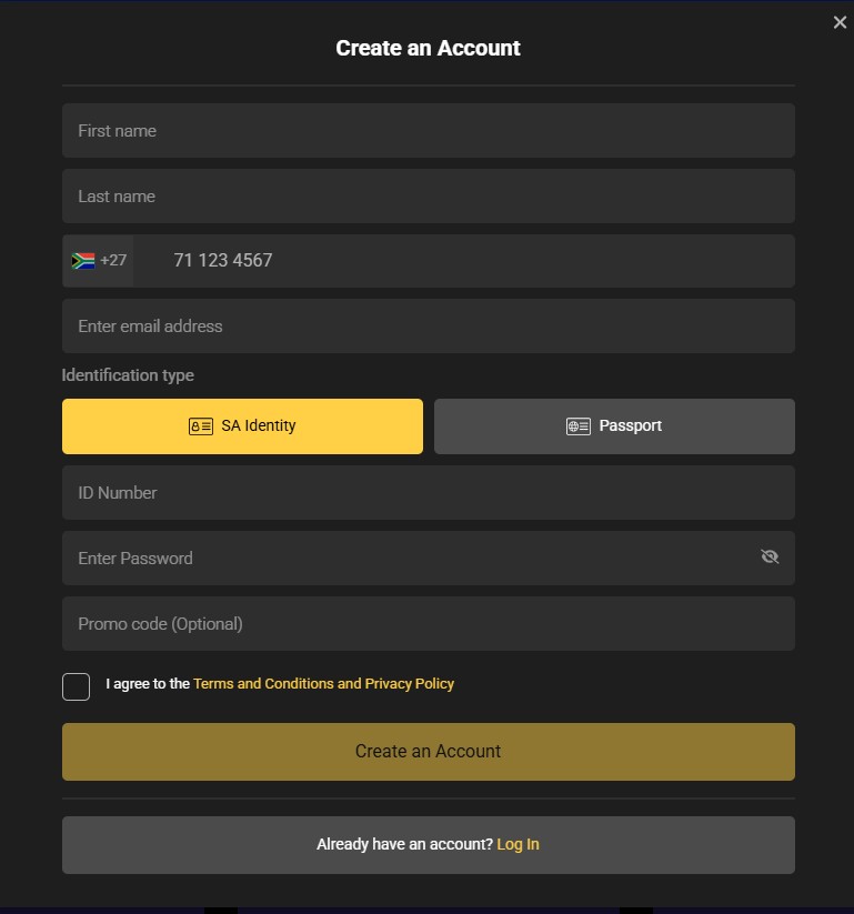 Register At BetXchange Casino South Africa