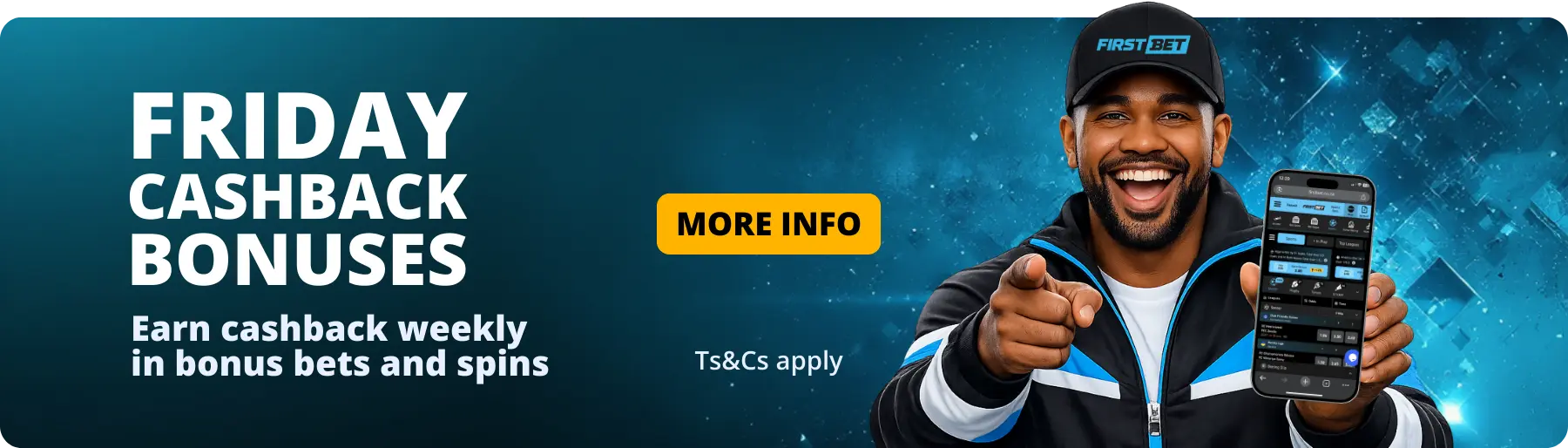 FirstBet South Africa Friday Cashback Weekly Loyalty Promotion