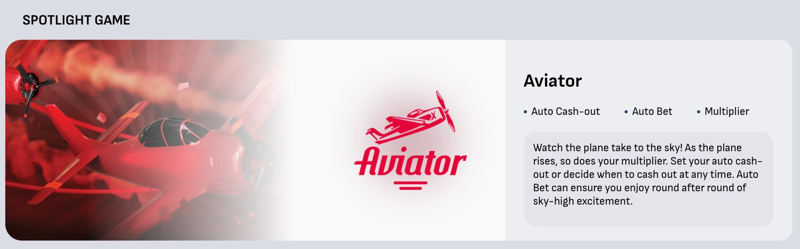 Aviator crash game spotlight at Virgin Bet casino