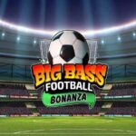 Logo for Big Bassn Football Bonanza featuring a soccer ball above a stadium backdrop.