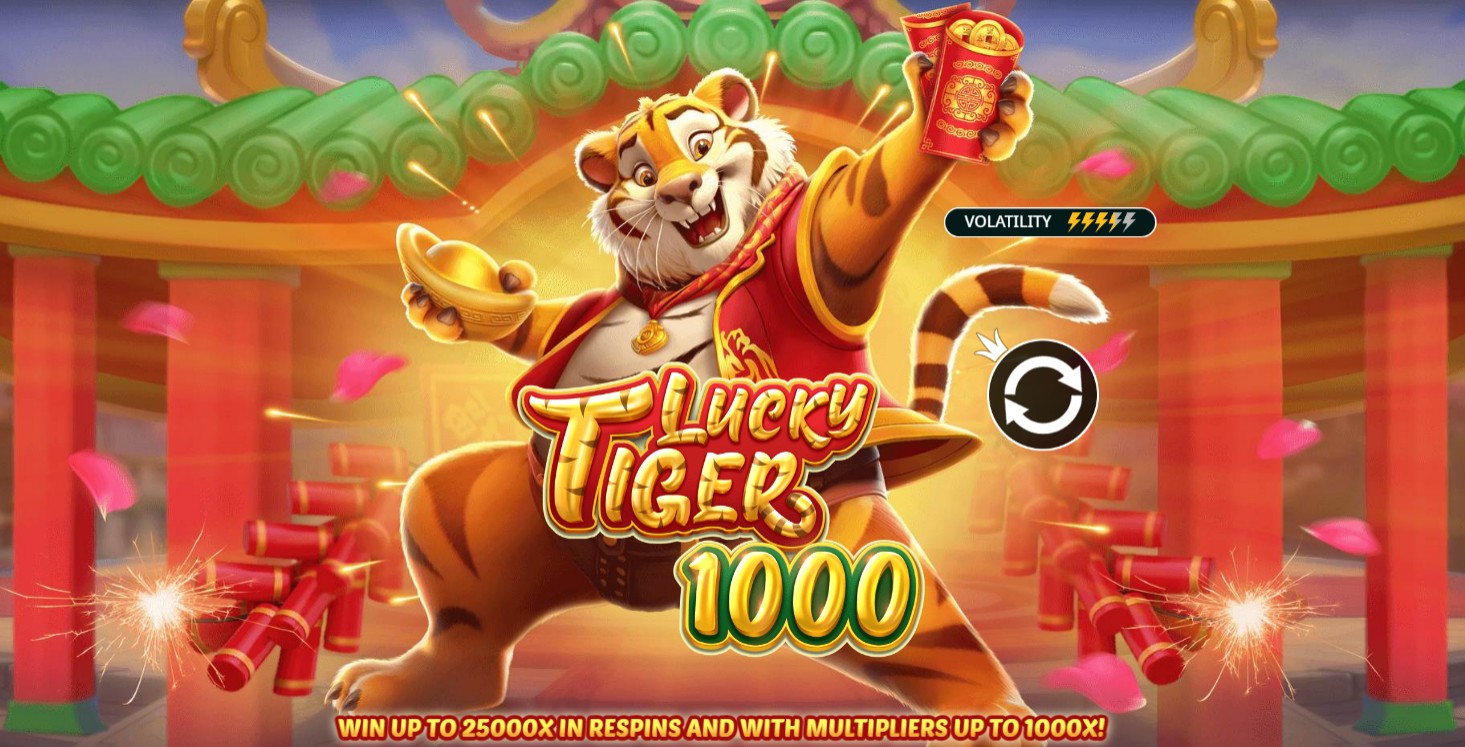 Lucky Tiger 1000 theme and graphics South Africa