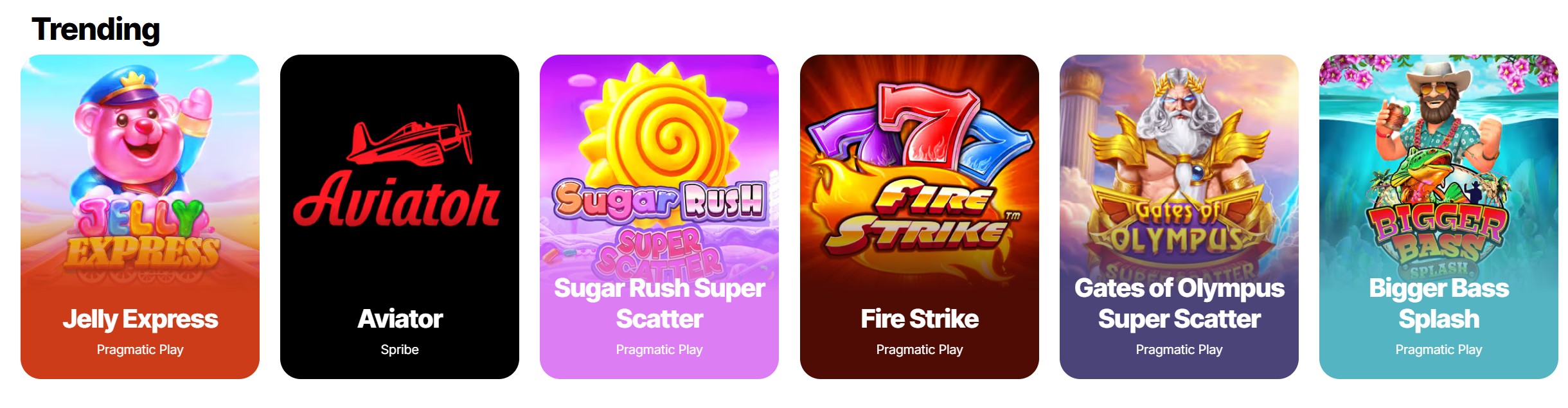 ReadySetBet trending Pragmatic Play slots, formerly SoccerShop
