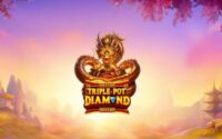 Triple Pot Diamond Slot Logo