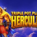 Triple Pot Plinko Hercules Slot Logo
