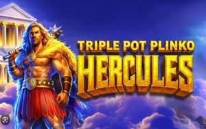 Triple Pot Plinko Hercules Slot Logo